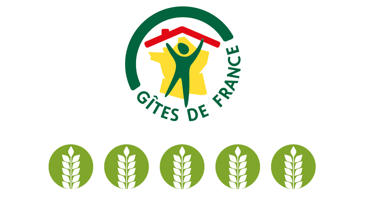 Logo gites de France 5 épis Villa Dali maison d'hôtes à Lézignan Corbières