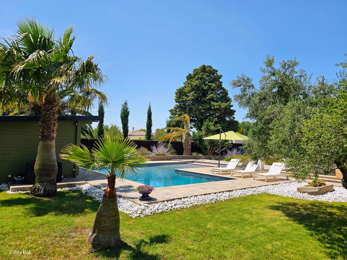 Maison d'hôtes de prestige Villa Dali jardin et piscine